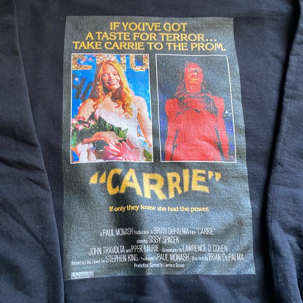 Carrie horror movie sweatshirt - Picture 2 of 4